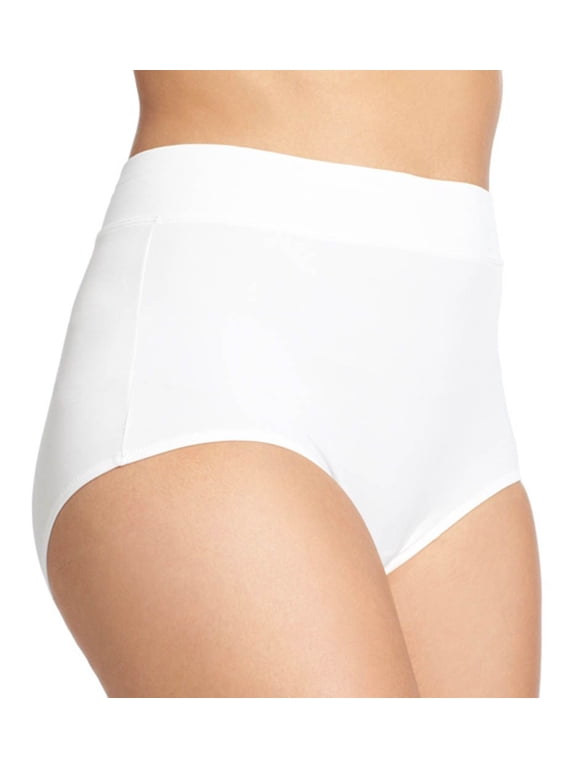 Women's Warner's 5738 No Pinching No Problems Tailored Micro Brief (White 11)
