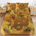 thumbnail image 1 of Van gogh Zipper Closure Ultra Soft Thread Count Machine Washable Duvet Cover Sets for All Season, 1 of 5