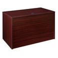 thumbnail image 4 of Legacy 42" Single Pedestal Desk with Pencil Drawer- Mahogany, 4 of 8