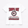 thumbnail image 6 of Women's Gameday Couture White Tampa Bay Buccaneers Oversized All-Time Classic Flowy T-Shirt, 6 of 6