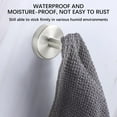 thumbnail image 3 of Premium Stainless Steel Bathroom Hook Heavy Duty Wall Mounted Coat Hanger Single Prong Modern Towel Hook Rust Resistant Multi-Purpose Robe Hook for Bathroom Kitchen Bedroom Door Wardrobe with, 3 of 5
