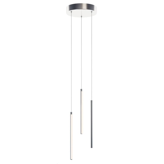 AFX Rosemont 12'' 3-Light LED Pendant Satin Nickel