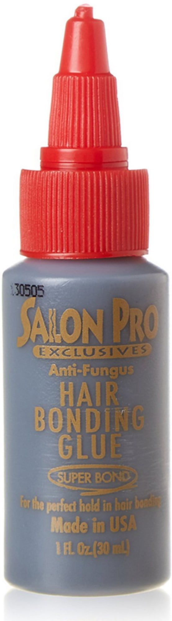 Salon Pro Hair Extension Bonding Glue, Black 1 oz (Pack of 2)