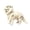 White, variant on Halloween Dinosaur Skeleton Dog , Plush Pet Dino Cosplay Outfit with Headpiece, Cute Fancy Dress for Small Medium Dogs, for Halloween Party Holiday Photo Props