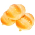 thumbnail image 1 of 3 piezas de pan de simulación, comida falsa, decoración para repostería, adorno de juguete lento, 1 of 8