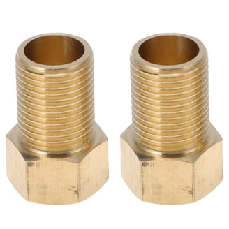1/2 NPT Heavy Duty Brass Street Tee - Male To Female, Extruded, Made In USA