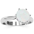 thumbnail image 2 of Crown Setting Opal Engagement Ring In 14k White Gold, 2 of 6