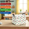 thumbnail image 2 of BOOHIT Large Easter Basket for Kids Canvas Teen Empty Gift Storage Bin Decor(Colorful 2), 2 of 8