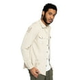 thumbnail image 4 of Victorious Men's Long Sleeve Button Up Denim Shirt DK158 - Sand - 2X-Large, 4 of 6