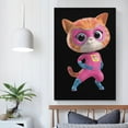 thumbnail image 5 of Super Kitties Wall Hanging Painting Wall Art Canvas Paintings Posters Home Decorations 16x24inch(40x60cm), 5 of 8