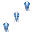 thumbnail image 2 of maskred Sturdy And Durable Lace Applique With 3D Beads And Rhinestones With Materials Are Sturdy And Durable Multiple Colors blue A 3Set, 2 of 6
