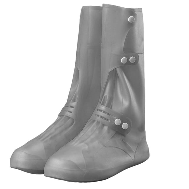 PENGXIANG 1 Paire de Couvre-Chaussures d'Extérieur Réglables Épaissis Protéger les Chaussures de Mode Renforcée PVC Imperméable à l'Eau pour un Usage Quotidien