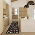 thumbnail image 5 of Machine Washable Runner Rug for Kitchen: 2'x6' Hallway Runner Rug Stain Resistant Non Slip Floral Floor Rug with Rubber Backing Non Shedding Soft Carpet Runners for Indoor Entryway Bedroom Bedside, 5 of 12