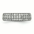 thumbnail image 4 of Titanium Multi-row CZ Ring, 4 of 12