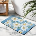 thumbnail image 2 of Exquisite Soft Superfine Fiber Bath Rug Floral Design, Non Slip - Machine Washable, Perfect for Bathroom & Shower, 20x32 inch, 2 of 5