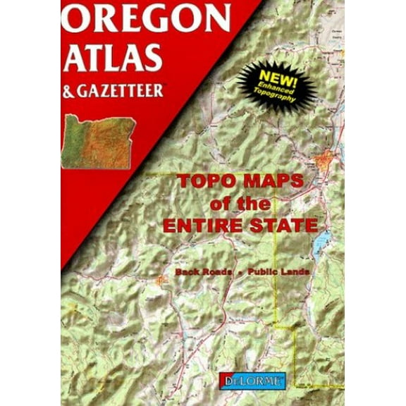 Pre-Owned Oregon Atlas and Gazetteer Paperback
