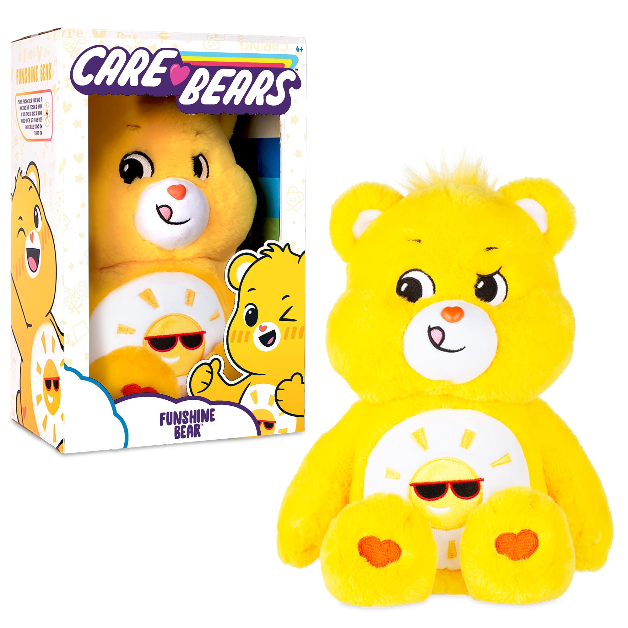 Care Bears 14' Plush - Funshine Bear - Soft Huggable Material!
