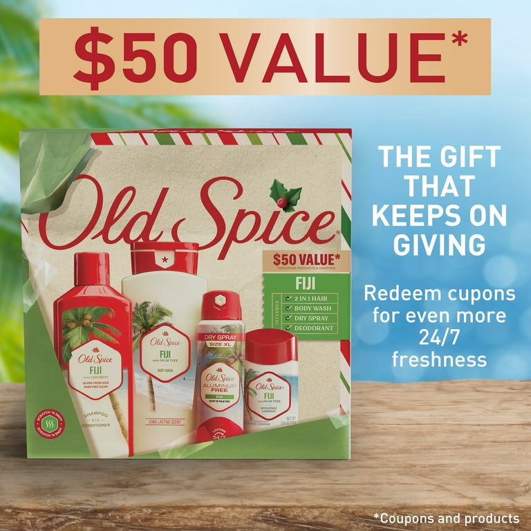 Amazon.com : Old Spice Fiji Holiday Gift Set - Body Wash