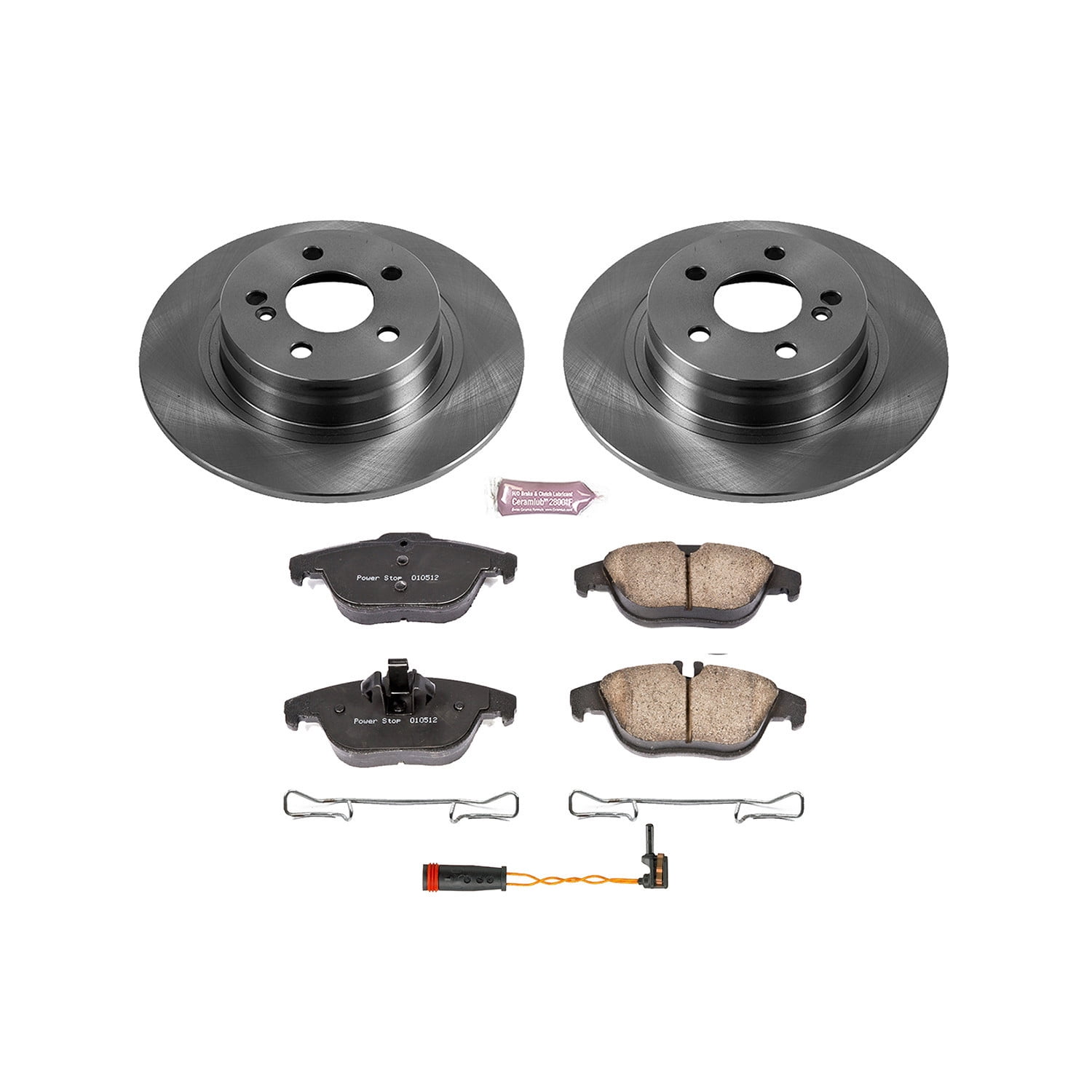 PowerStop Rear Stock Replacement Brake Pad and Rotor Kit Fits: MERCEDES-BENZ Select Models KOE5625