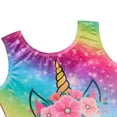 thumbnail image 5 of Girls Leotards Gymnastics One-Piece Sparkle Dancing Athletic Biketards with Hair Scrunchie for Toddler Kids 3-12 Years, 5 of 9