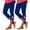 Blue 1, variant on cfhntfmh 2pc Leggings for Women Summer Slim High Waisted Cropped Pants Stretch Athletic Running Yoga Capri Leggings