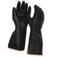 thumbnail image 3 of Black Rubber Acid Alkali Resistant Industry Labor Protective Glove, 3 of 10