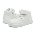 thumbnail image 7 of Victoria Toddlers Tiempo Faux Leather High-Top Sneakers, White,9 M US, 7 of 7