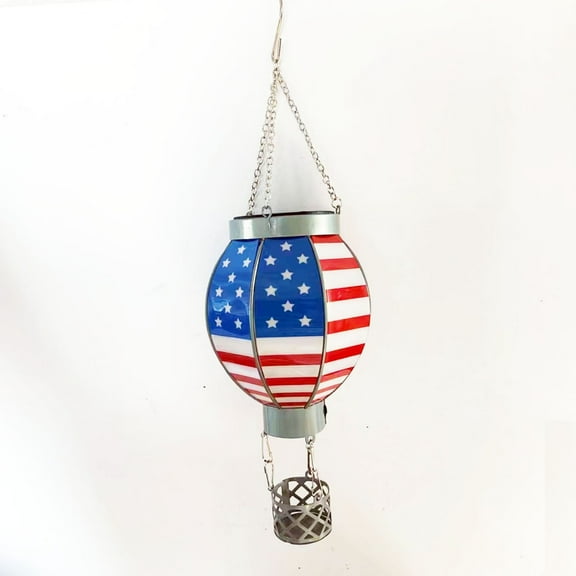 Nilvkv Solar-Powered Glass Birds Feeder with Colorful Polka Dots Large-Bellied Hanging Feeder with Night Light for Outdoor Garden