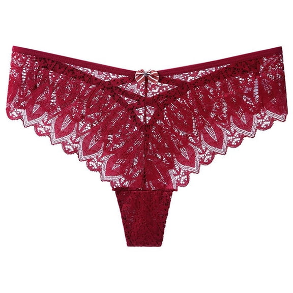 Xijirk Womens Underwear,Thong Underwear Satin Adjustable Low Rise Design With Bow Detail Sexy Peach Enhancer Comfortable Lingerie Daily Wear,Panties for Women,,L