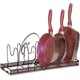 thumbnail image 2 of Soporte para ollas, organizador de cacerolas con 7 compartimentos ajustables compatibles con armarios, soporte para ollas, soporte para sartenes compatible con cocina Afortunado Sencillez, 2 of 5