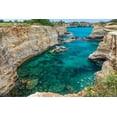 thumbnail image 2 of Wilson, Emily 24x17 Black Ornate Wood Framed with Double Matting Museum Art Print Titled - Italy-Apulia-Province of Lecce-Melendugno The Faraglioni of Torre SantAndrea, 2 of 4