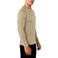 thumbnail image 6 of USNSM Compression Shirt Men's Solid Color Long Sleeve Moisture-Wicking Undershirt Stretchy Quick Dry Athletic Base Layer Yellow M, 6 of 9