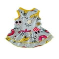 thumbnail image 2 of SPRING PARK Dog Dress for Small Medium Dogs - Girl Dog Fruit Printing Skirt, Spring Splicing Dog Clothes Costume Apparel, 2 of 7