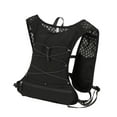 thumbnail image 5 of figatia Men Running Vest Reflective Gear Portable Adjustable Vest Backpack for Marathoner Hiking Trail Black, 5 of 8