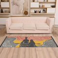 thumbnail image 2 of Yayeee Runner Rug for Bedroom 2'x6' Machine Washable Hallway Non Slip Mat, Striped Boat, 2 of 8