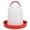 Red #u28, variant on Uxgjfwu Large Chicken Food Feeder, Poultry Water Feeder, Capacity for Chickens, Ducks, Turkeys, Quail, Baby Chicks, with Carrying Handle, Ideal for Farm Animals and Livestock