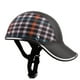 thumbnail image 1 of Motocicleta PU Cuero Casco Sombrero Motocross Media cara abierta Visera - Negro Sharpla Casco de la motocicleta, 1 of 7