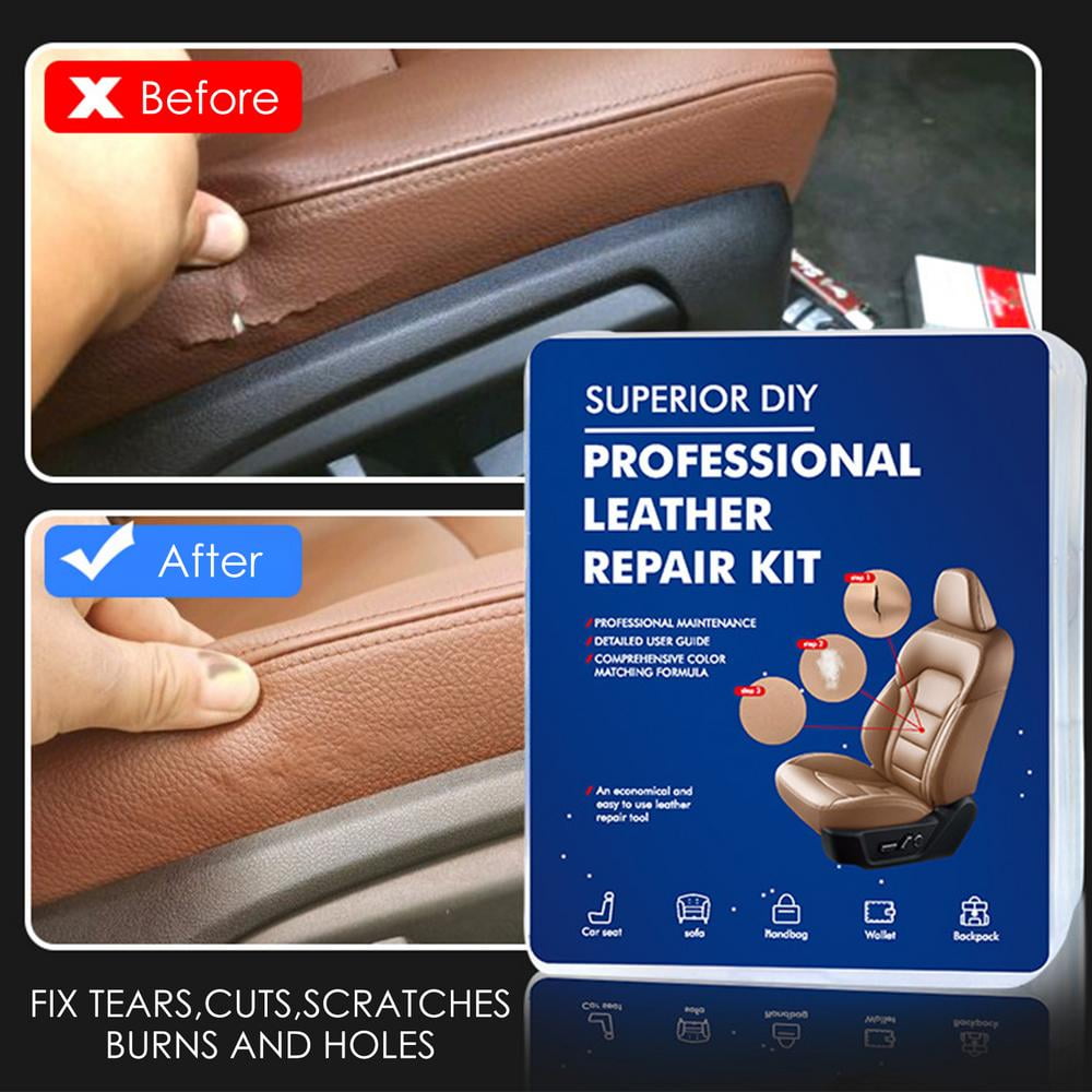 Leather Repair Kit for Couches, Vinyl Repair Kit for Furniture, Car