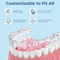 thumbnail image 2 of GENKENT Mouth Guard for Clenching Teeth at Night, 2 Size Moldable Dental Guard for Teeth Grinding for Adults & Kids, 8 Pcs, 2 of 6