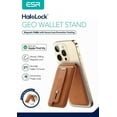 thumbnail image 3 of ESR Magsafe Wallet Card Holder for Phone, Full Find My Functionality, Magnetic Geo iPhone Wallet, Brown, 3 of 10