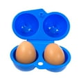 thumbnail image 2 of SPRING PARK Portable Egg Storage Box Container Hiking Outdoor Camping Carrier 2/4/6/12 Eggs Holder Container, 2 of 7