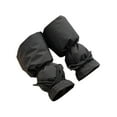 thumbnail image 4 of Sharprepublic Winter Padded Puffer Leg Warmers for Women Practical Lightweight Boot Covers Black, 4 of 8