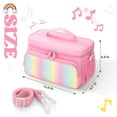 thumbnail image 3 of AYAOQIANG Carrying Case Compatible withToniebox 2&1 Audio Player Pink, 3 of 8