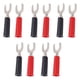 thumbnail image 1 of Conector de cable de pala de horquilla eléctrica, 10 piezas Cable de pala de horquilla Tipo U Terminales de engarzado eléctricos Conector de cable tipo U Funcionalidad versátil NikouMX herramienta, 1 of 8