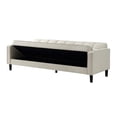 thumbnail image 4 of Posh Living Loft Lyfe Toyah Linen Fabric Convertible Sleeper Sofa in Beige, 4 of 8