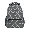 thumbnail image 1 of Mochilas escolares grandes para chicas adolescentes, mochilas escolares ligeras con estampado de cuadrícula de poliéster a la moda para mujeres qym unisex, 1 of 2