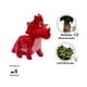 thumbnail image 3 of Dinosaurio De Peluche Triceraptors Rojo Con Movimiento Y Sonido Importadora La Merced Tela de Felpa, 3 of 4