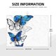 thumbnail image 2 of Balery Blue Flying Butterflies Alfombrilla de Secado para Cocina, 18x24 Pulgadas, Súper Absorbente para Platos y Encimeras, 2 of 7