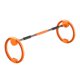 thumbnail image 1 of Fitness Hoop Doble Círculo Portátil de Metal PP con Activación Profunda de Músculos Y Rotación Silenciosa Adecuado para Actividades de Fitness en Casa Naranja, 1 of 9