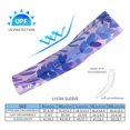 thumbnail image 2 of HANSHB Lavender Garden-63 Arm Sleeves with Thumb Hole, UV Sun Protective Arm Compression Sleeves for Men/Women, 2 of 5
